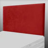 Chenille Maurice Red Valencia Headboard