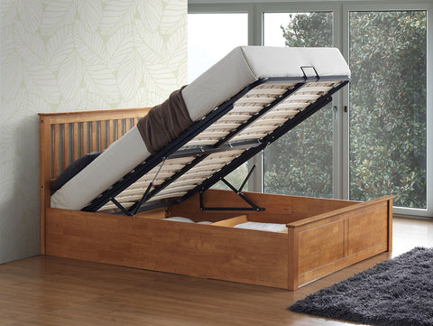 Malmo Wooden Ottoman Bed