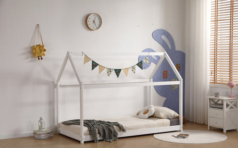 3'0 ELY HOUSE BED WHITE