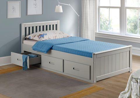3'0 MISSION BED GREY (2 Boxes)