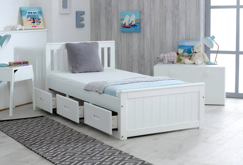 3'0 MISSION BED WHITE (2 Boxes)