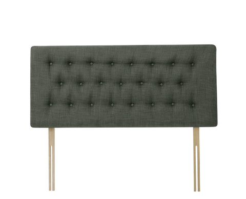 Linen Linoso Charcoal Lona Headboard