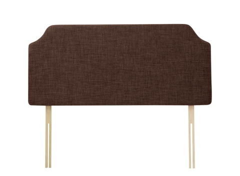 Linen Linoso Chocolate Mayfair Headboard