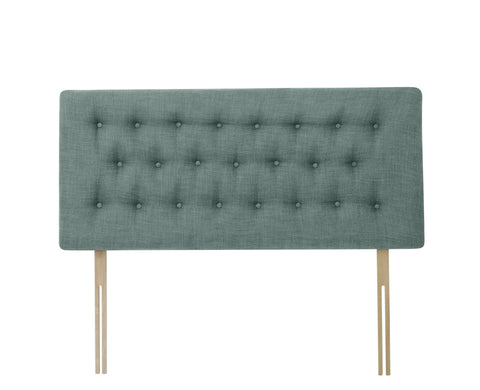 Linen Linoso Duck Egg Lona Headboard