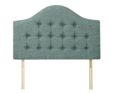 Linen Linoso Duck Egg Victor Headboard