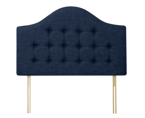 Linen Linoso Midnight Victor Headboard