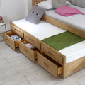 3' CAPTAINS BED +  UNDERBED WAXED( 3 PARTS )