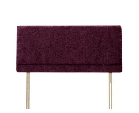 Chenille Maurice Aubergine Madrid Headboard