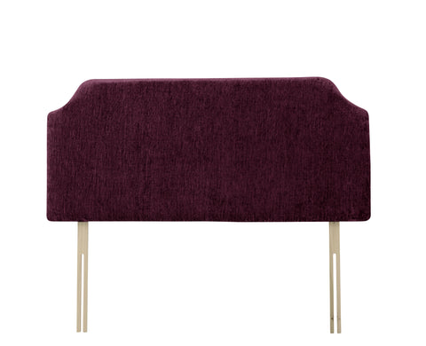 Chenille Maurice Aubergine Mayfair Headboard