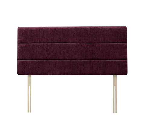 Chenille Maurice Aubergine Milan Headboard