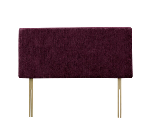 Chenille Maurice Aubergine Valencia Headboard