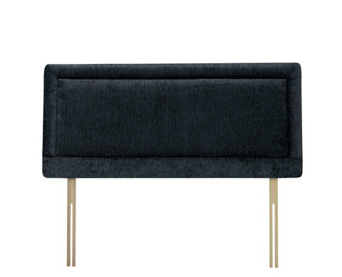 Chenille Maurice Black Charlie Headboard