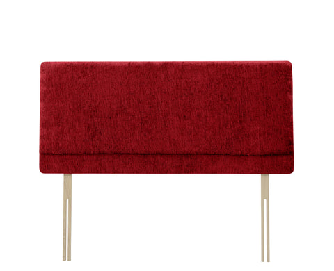 Chenille Maurice Red Madrid Headboard