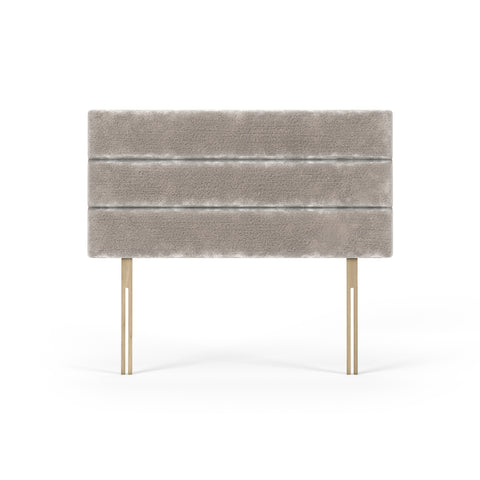 Chenille Maurice Silver Milan Headboard