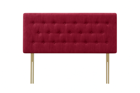 Chenille Maurice Raspberry Lona Headboard