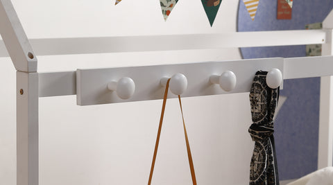 COAT HOOK WHITE (SINGLE)