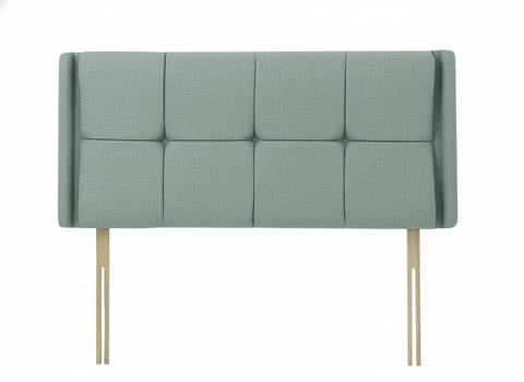 Linen Linoso Duck Egg Luxor Headboard