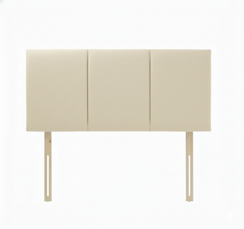 Chenille Maurice Cream Tulip Headboard