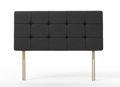 Suede Charcoal Pearl Headboard