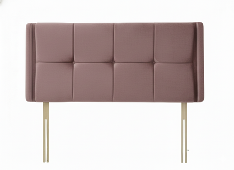Naples Velvet Mauve Luxor Headboard