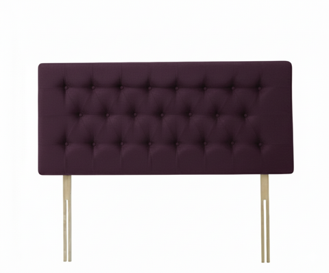Suede Aubergine Lona Headboard