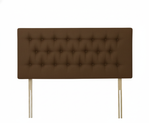 Linen Linoso Chocolate Lona Headboard