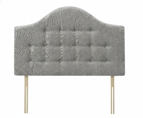 Chenille Maurice Silver Victor Headboard