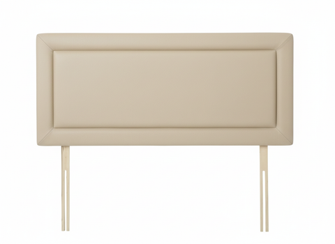 Faux Leather Malaga Cream Charlie Headboard