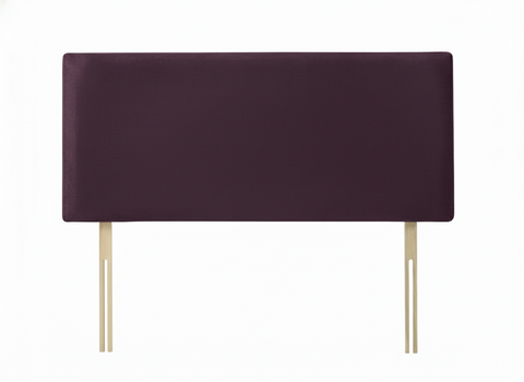 Suede Aubergine Valencia Headboard
