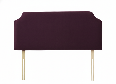 Suede Aubergine Mayfair Headboard
