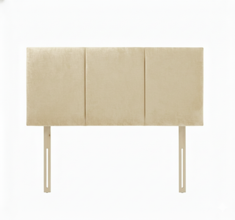 Naples Velvet Cream Tulip Headboard