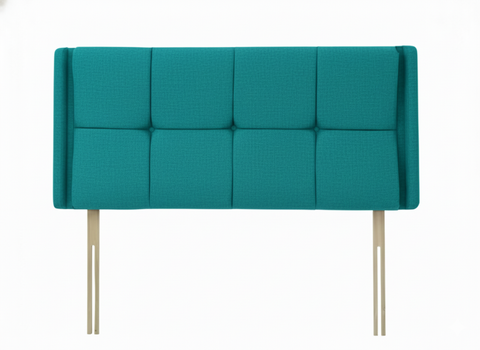 Chenille Maurice Teal Luxor Headboard