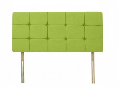 Linen Linoso Lime Pearl Headboard