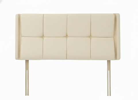 Chenille Maurice Cream Luxor Headboard