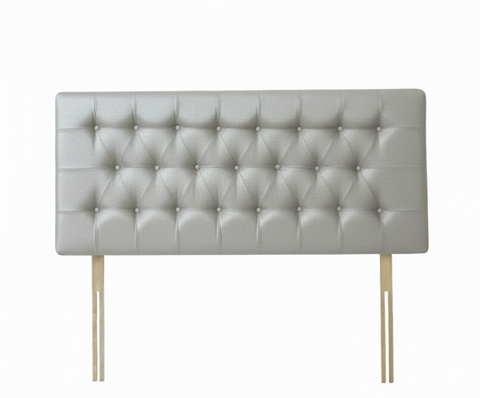 Suede Silver Lona Headboard