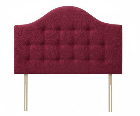 Chenille Maurice Raspberry Victor Headboard