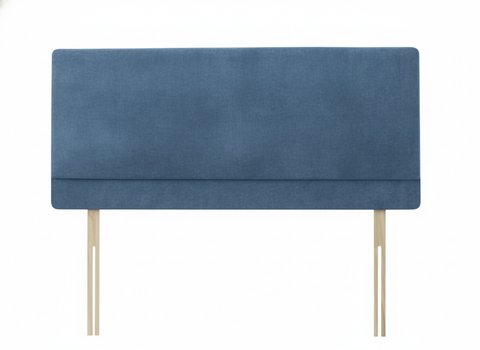 Suede Mid-Blue Madrid Headboard