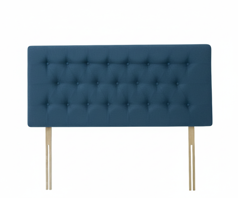 Suede Mid-Blue Lona Headboard