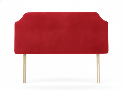Suede Red Mayfair Headboard