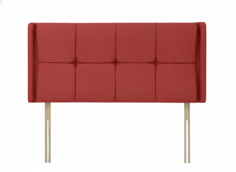 Linen Linoso Red Luxor Headboard