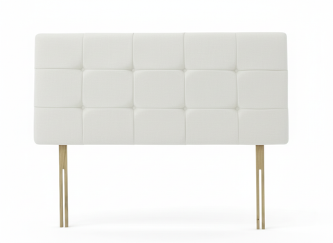 Suede White Pearl Headboard