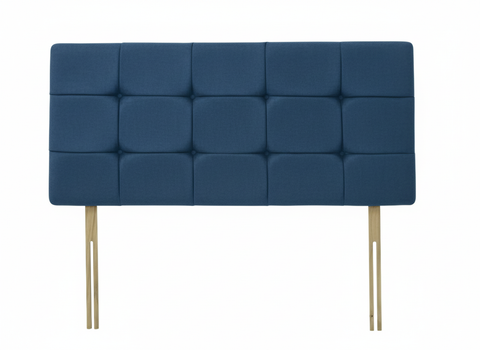 Suede Mid-Blue Pearl Headboard