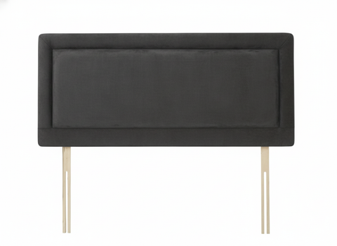 Suede Charcoal Charlie Headboard
