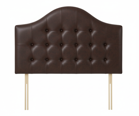 Faux Leather Malaga Chocolate Victor Headboard