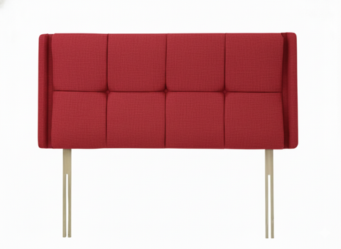 Chenille Maurice Red Luxor Headboard
