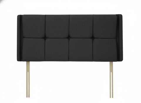 Linen Linoso Charcoal Luxor Headboard