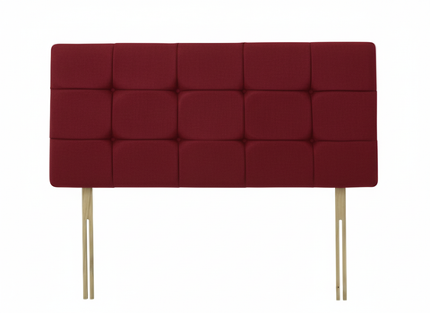 Suede Red Pearl Headboard