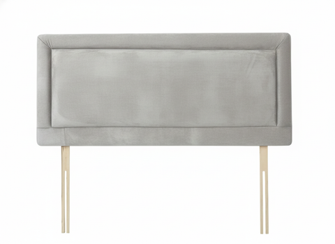 Suede Silver Charlie Headboard