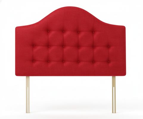 Suede Red Victor Headboard