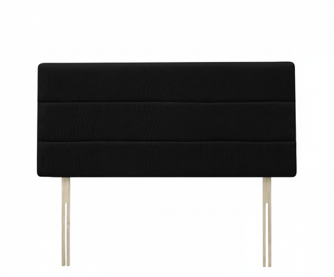 Chenille Maurice Black Milan Headboard